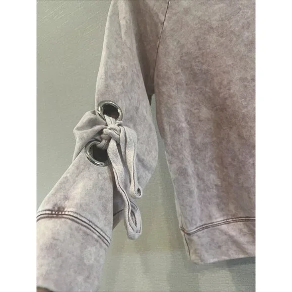 Mustard Seed Womens S Pullover Sweater Purple Ombré Long Sleeve 100% Cotton - Picture 5 of 10